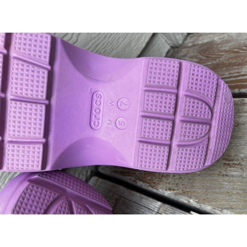 Crocs Women's 7 Stomp Platform Clogs Shoes Bubble - Picture 11 of 12